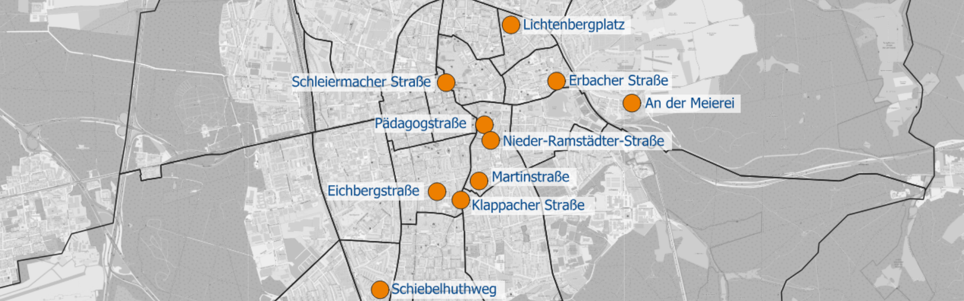 Header Bild Zwölf neue Carsharing-Standorte in Darmstadt
