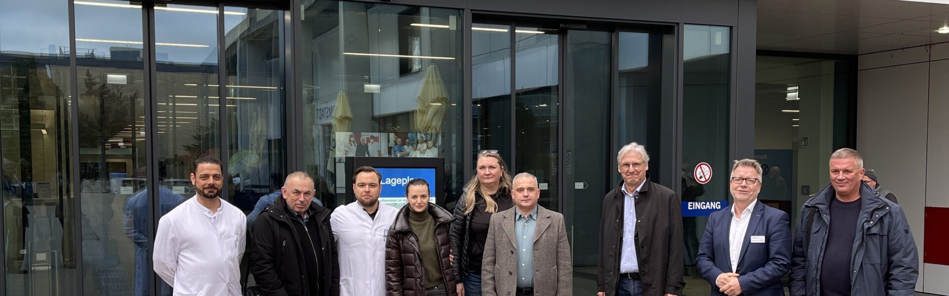 Header Bild Ukrainische Delegation aus Darmstadts Partnerstadt zu Besuch im Klinikum Darmstadt